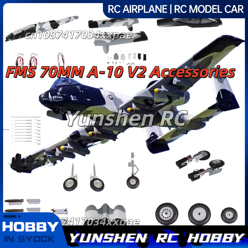 Rc Hobby Toys - FMS 70MM EDF A-10 V2 Suku