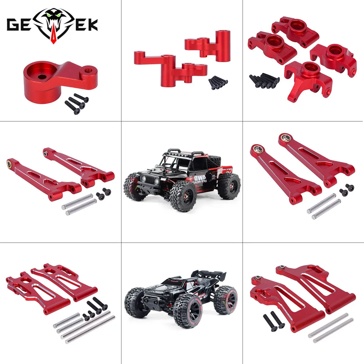 Rc Hobby Drift Car - Kit Lengan Ayun Depan Belakang, Steering