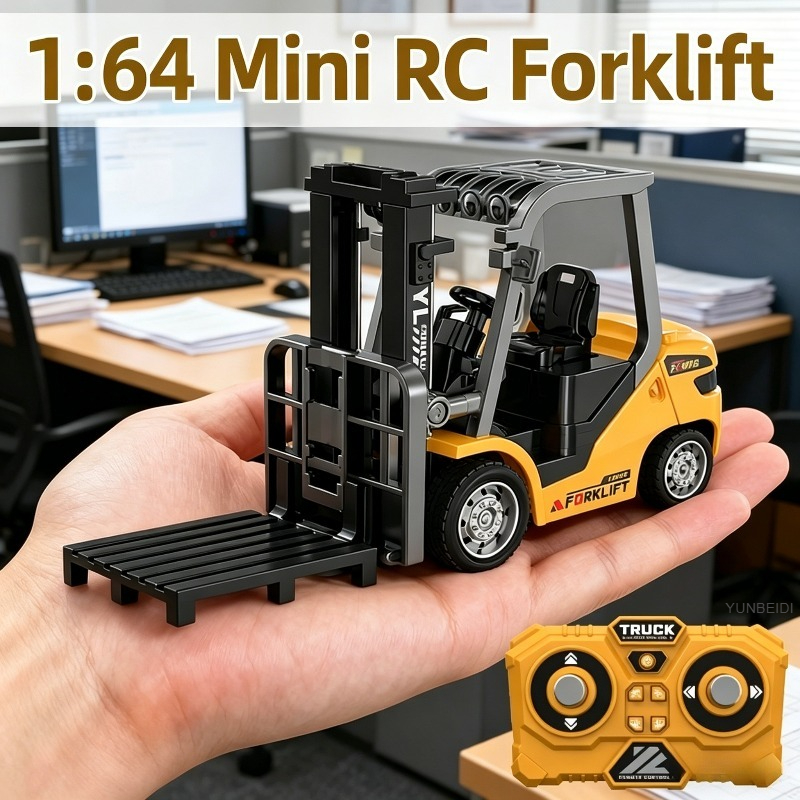 1:64 RC Mini Alloy Car Forklif - Rc Excavator Hobby ulasan dan harga