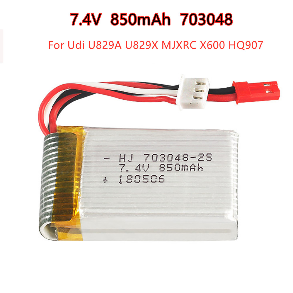 1-5 Buah 2S 7.4V 850MAh 703048 - Rc Hobby Vehicles ulasan dan harga