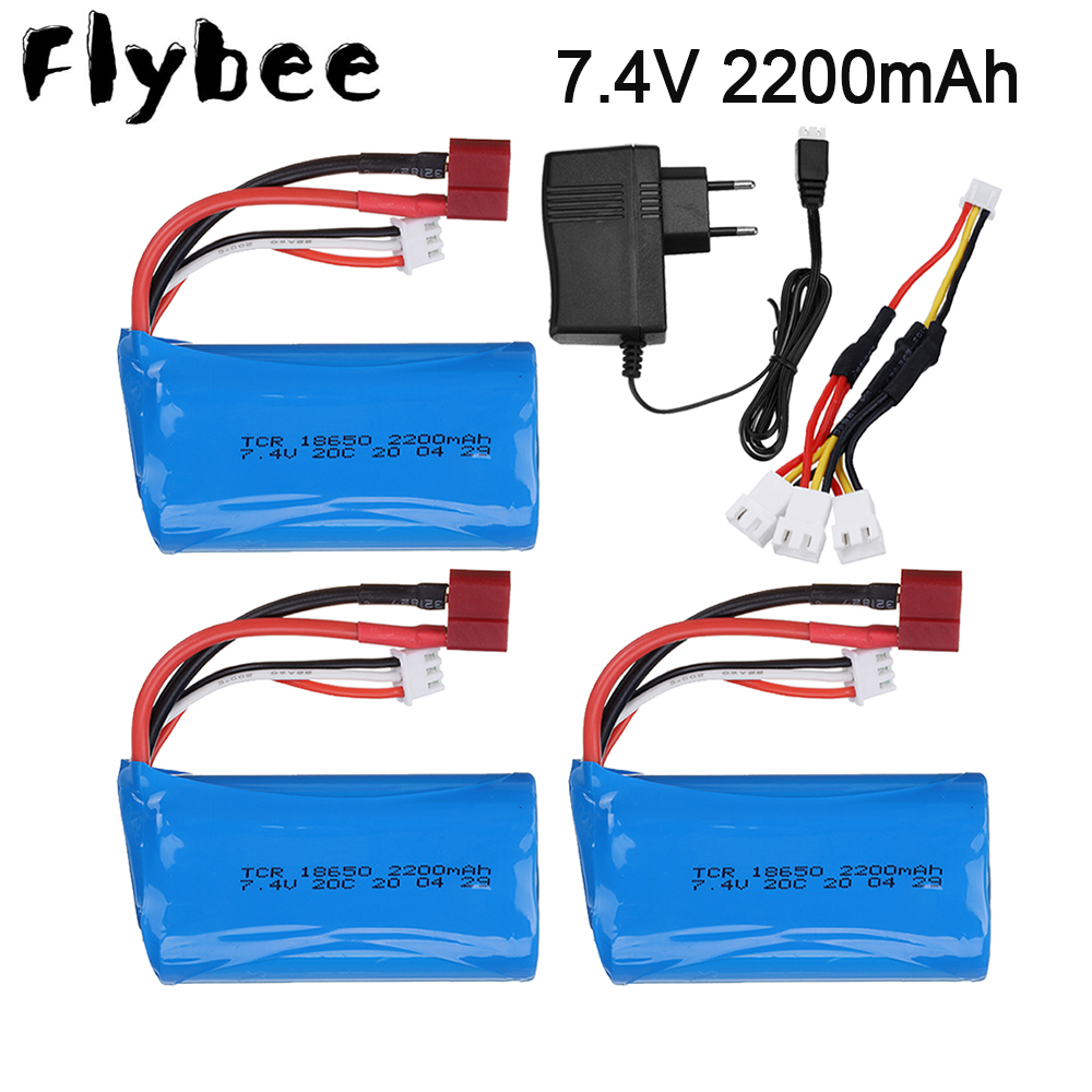 Baterai 7.4 V 2200mAh 18650 Li - Rc Hobby Vehicles ulasan dan harga