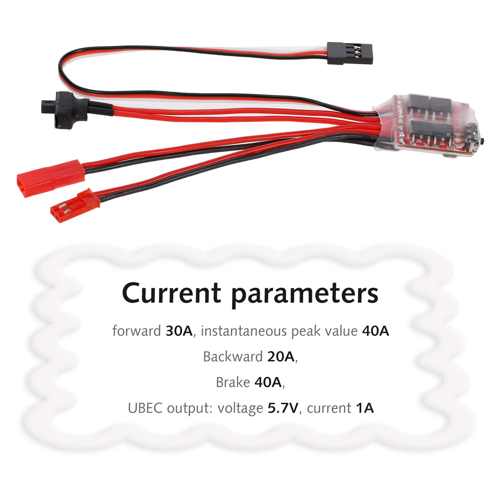 Mobil RC Mini 30A Brushed ESC  - Rc Hobby Toys ulasan dan harga