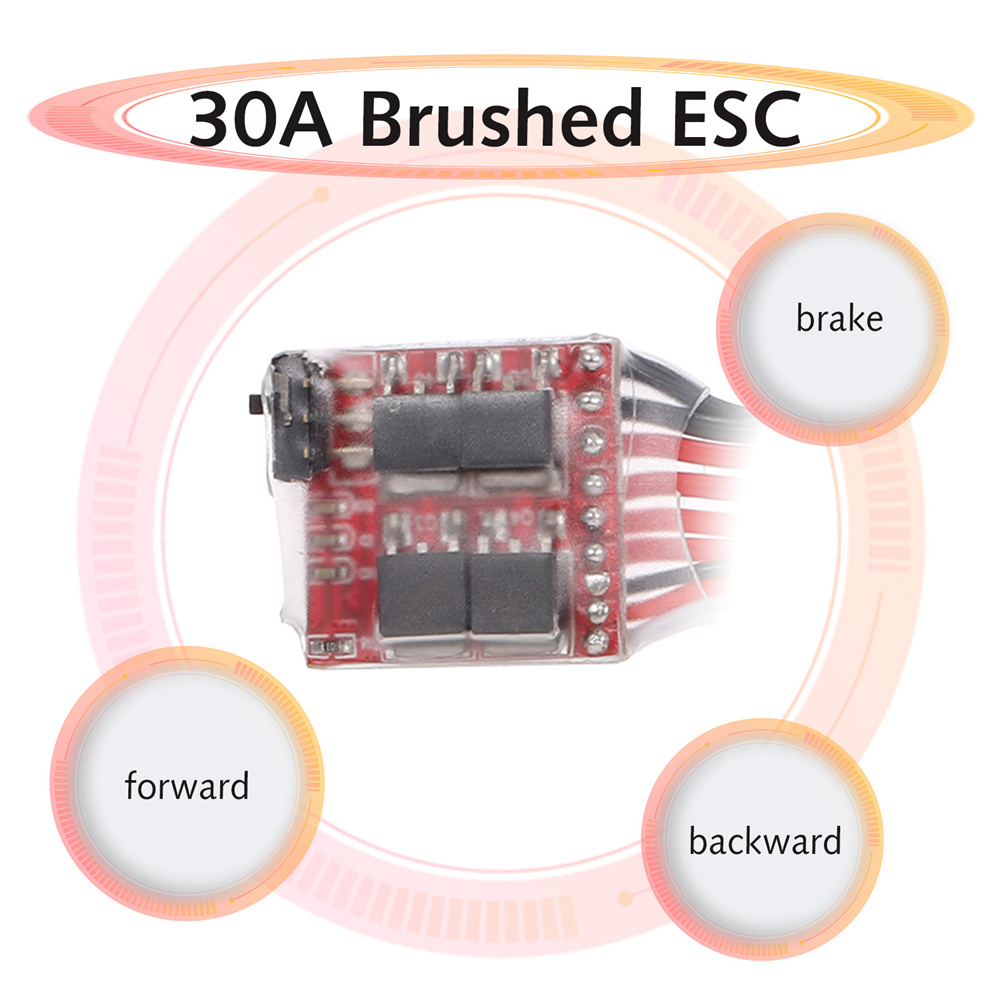 Mobil RC Mini 30A Brushed ESC  - Rc Hobby Toys ulasan dan harga