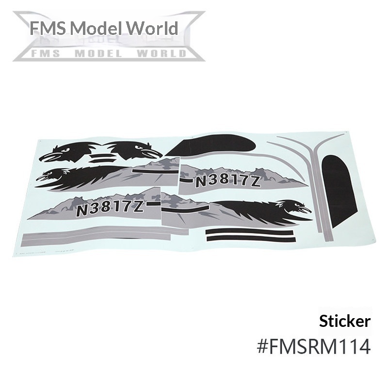 Stiker Pesawat RC FMS untuk Pe - Rc Hobby Toys ulasan dan harga