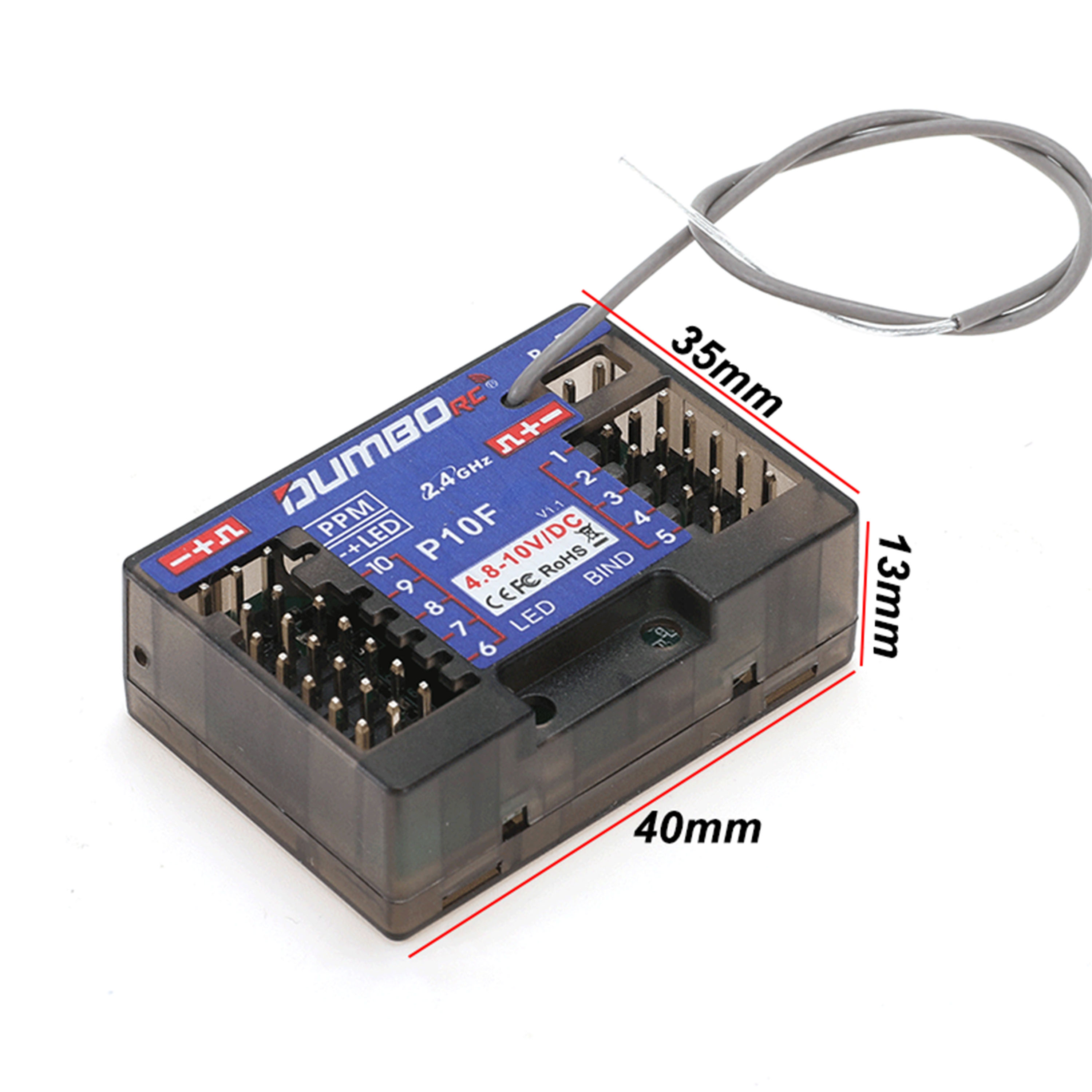 DUMBORC P10F P10FG 10CH 2.4GHz - Rc Hobby Toys ulasan dan harga