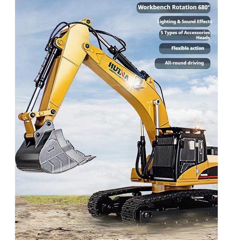 Huina Upgrade 1590 1/14 Excava - Rc Excavator Hobby ulasan dan harga